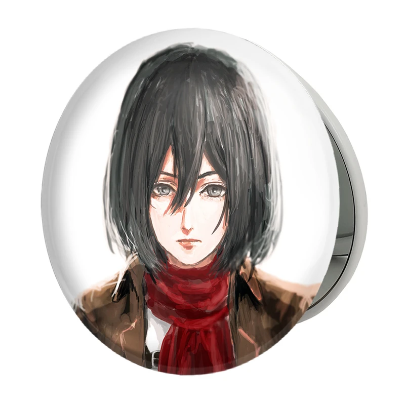 آینه جیبی خندالو طرح میکاسا اکرمن انیمه اتک آن تایتان Attack on Titan مدل تاشو کد 18612 