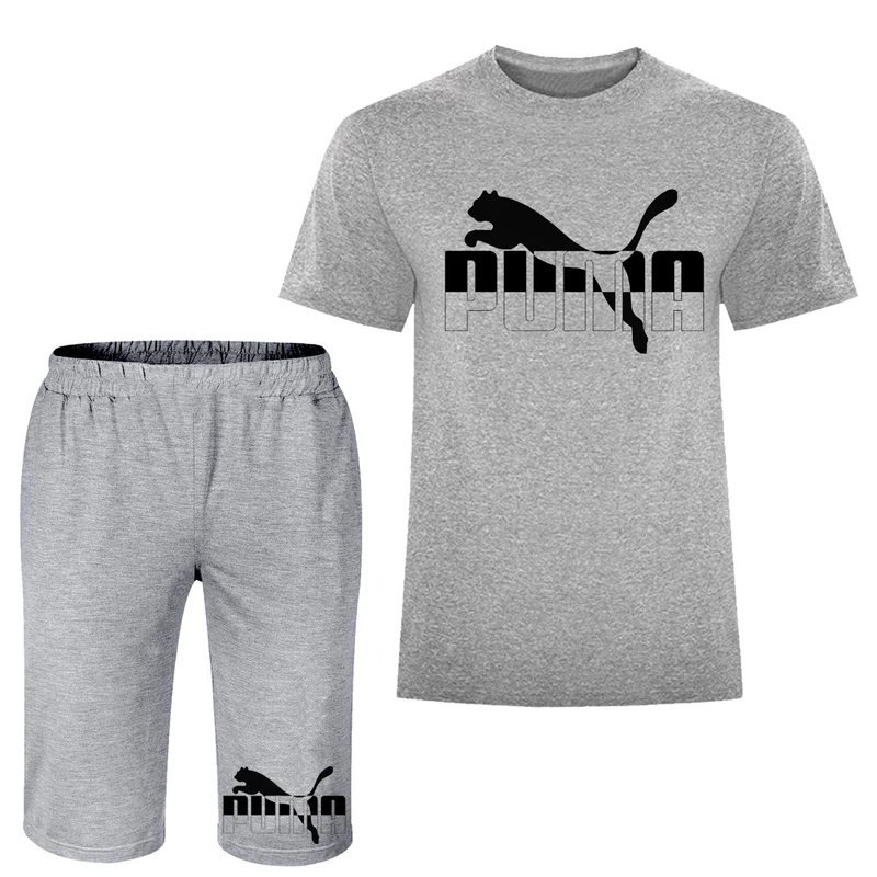 ست تی شرت و شلوارک مردانه مدل A170