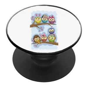 پایه نگهدارنده گوشی موبایل پاپ سوکت مدل جغد عاشق کد 01