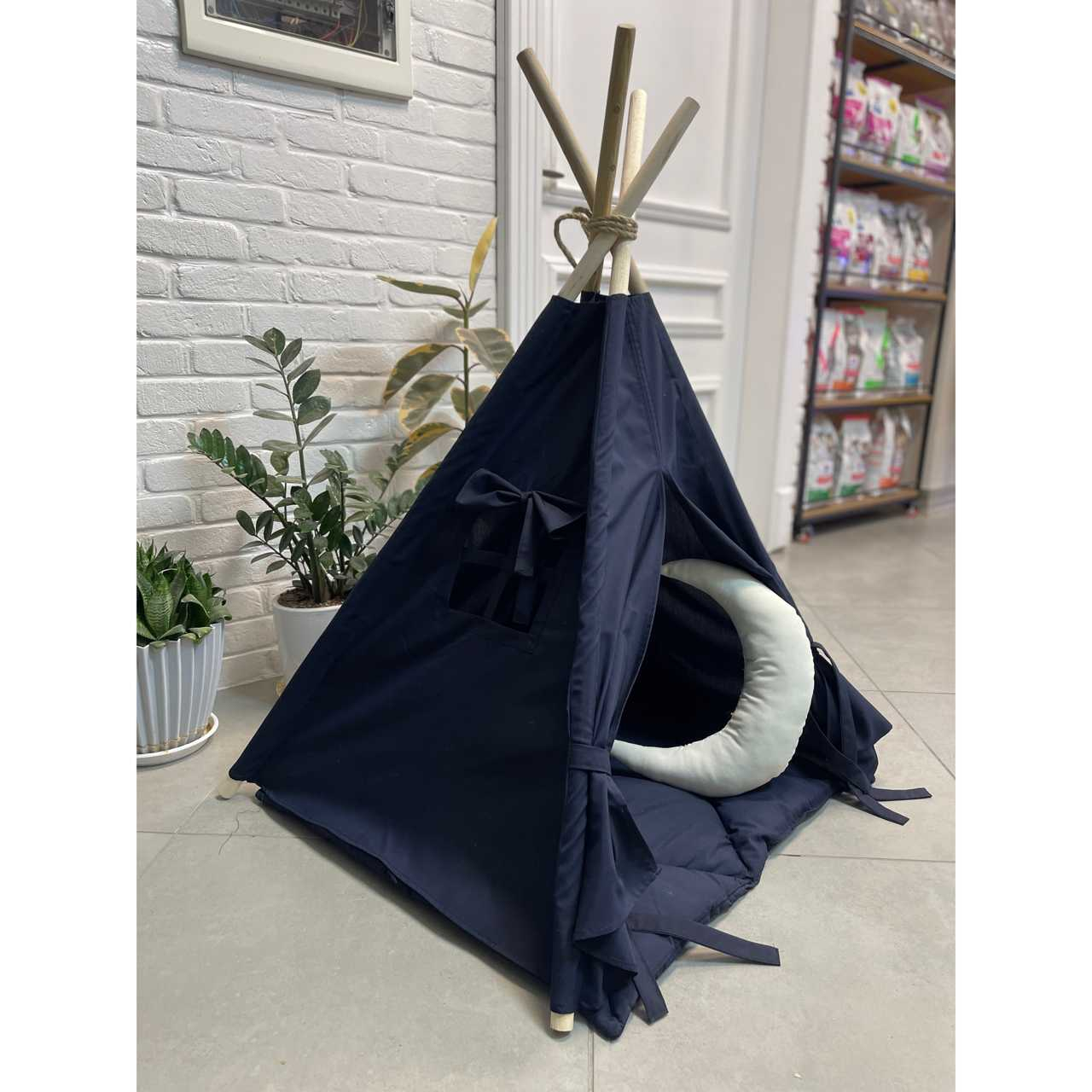 جای خواب سگ و گربه مدل چادر سرخپوستی کد ۶۱