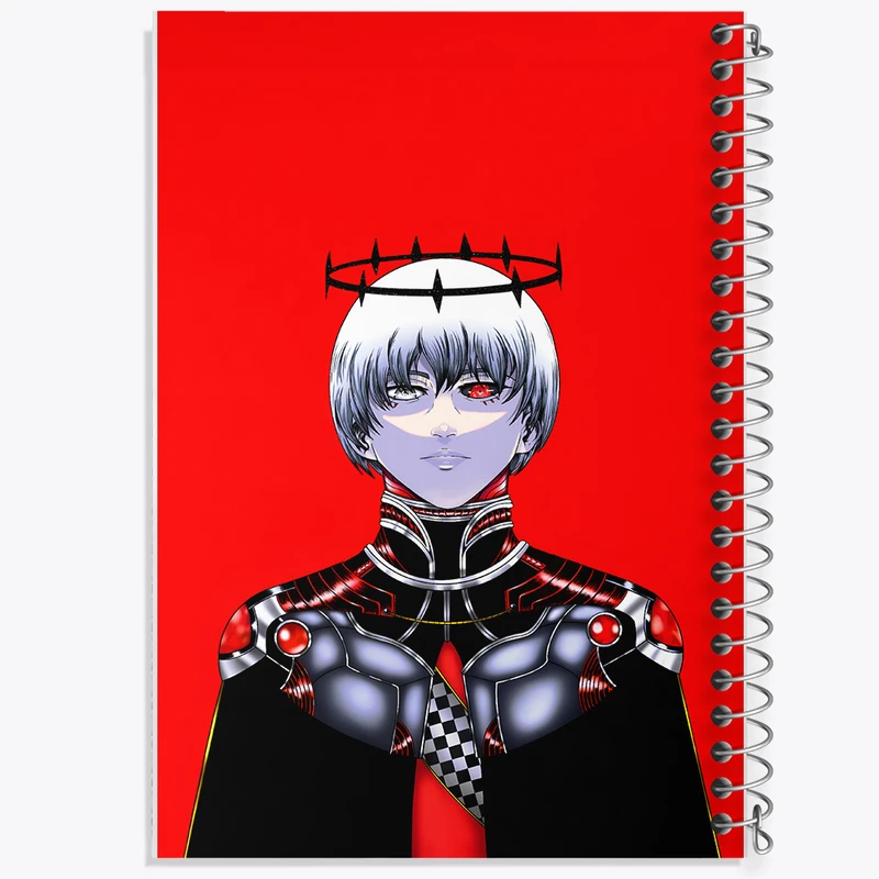 دفتر مشق 50 برگ خندالو طرح پسر انیمه ای کد N4289