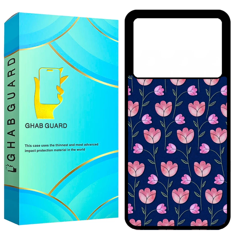 کاور قاب گارد طرح رز مدل GCHPK60 مناسب برای گوشی موبایل شیائومی Poco X6 Pro / Redmi K70E