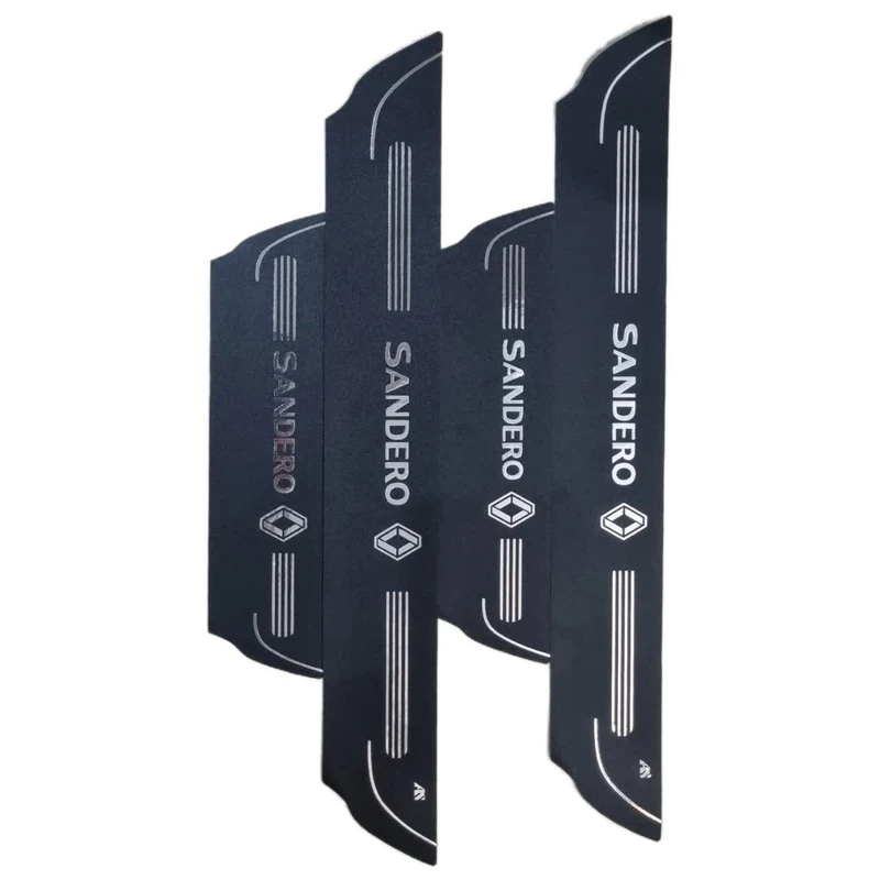 برچسب پارکابی خودرو امیران اسپرت طرح چرم کد 2025098 مناسب برای رنو ساندرو مجموعه 4 عددی