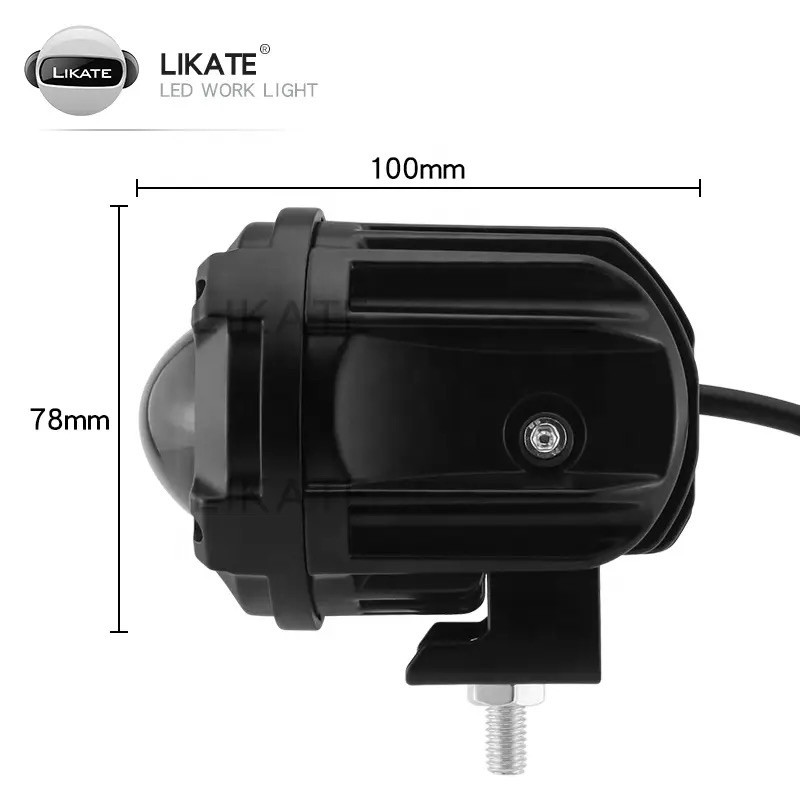 پرژکتور خودرو مدل SD-30W طرح لنز دار