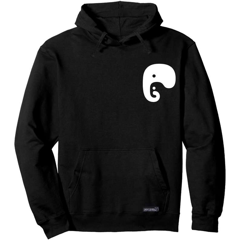 هودی زنانه 27 مدل فیل کد R03 رنگ مشکی