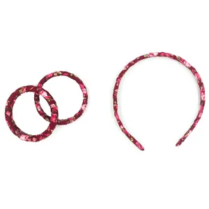 تل مو زنانه مدل 1304 به همراه النگو مجموعه 3 عددی 