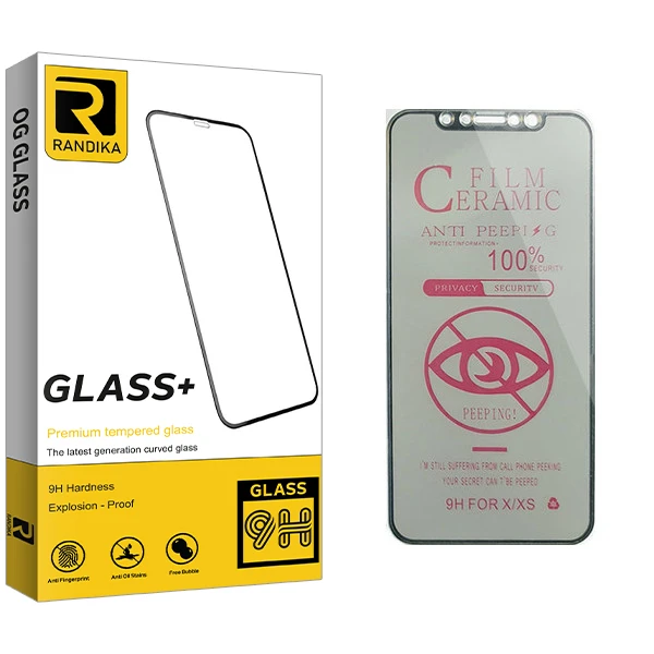 محافظ صفحه نمایش راندیکا مدل GLD مناسب برای گوشی موبایل iPhone XS