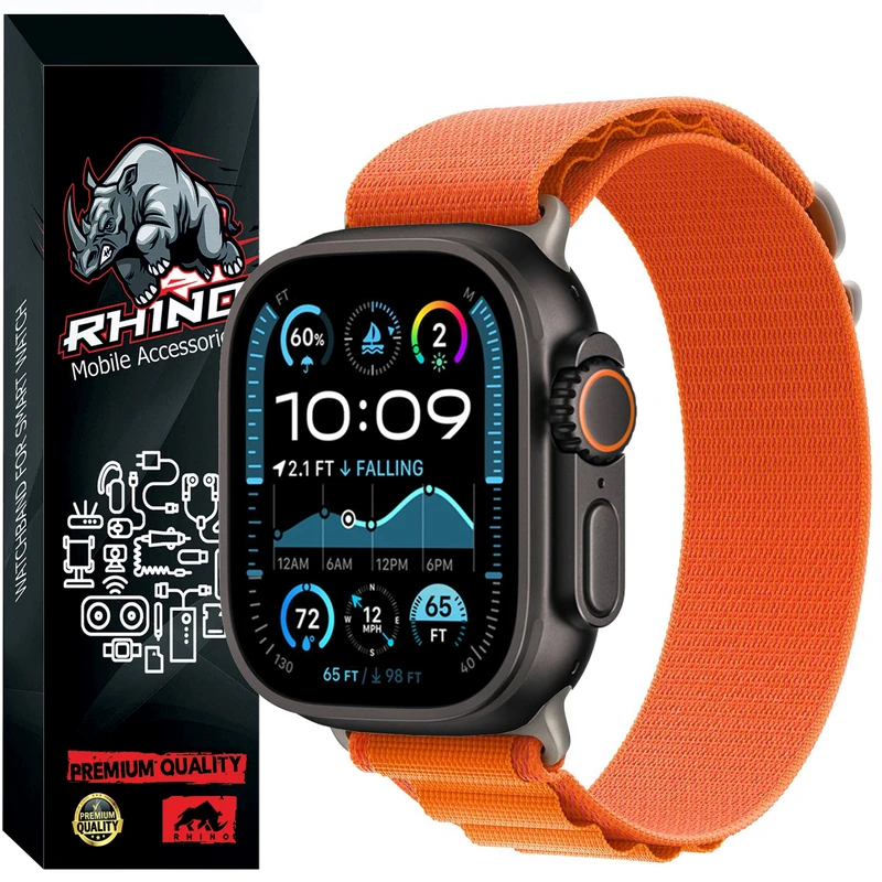 بند راینو مدل Alpine Loop مناسب برای اپل واج سری Ultra 2 49 میلی متر