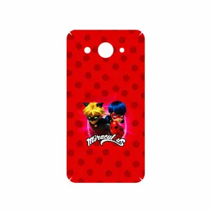 MAHOOT Ladybug and Cat Noir Cover Sticker for Huawei Y3 2018
