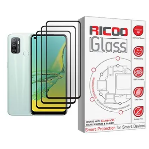 Ricoo Ricoo Glass MIX003 Screen Protector For Oppo A33 (2020) Pack Of 3