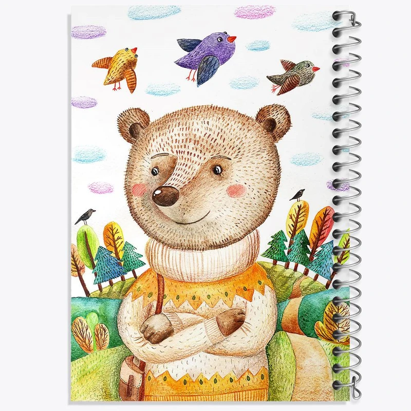 دفتر لیست خرید 50 برگ خندالو طرح خرس کد 5013