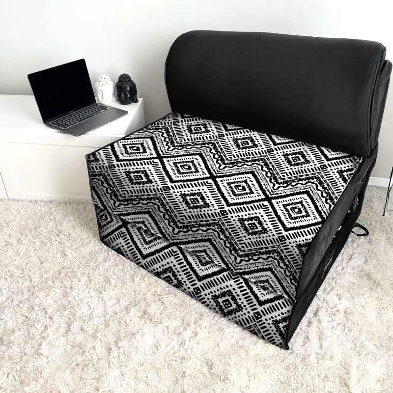 مبل تختخواب شو یک نفره نوپه هوم مدل پترن فانتزی P1052