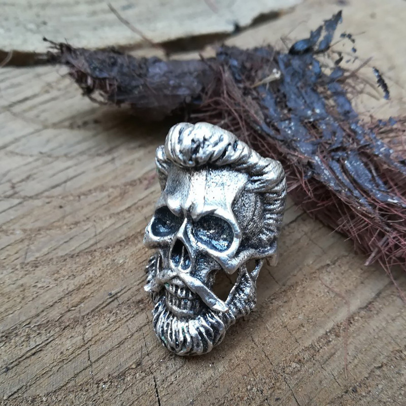 انگشتر مردانه مدل جمجمه کد a220