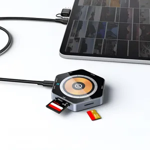  هاب داک استیشن7 پورت مدل multi port wireless charger-7port