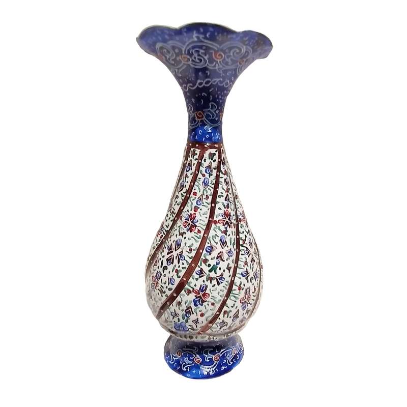 گلدان میناکاری مدل اسلیمی کد G 0014