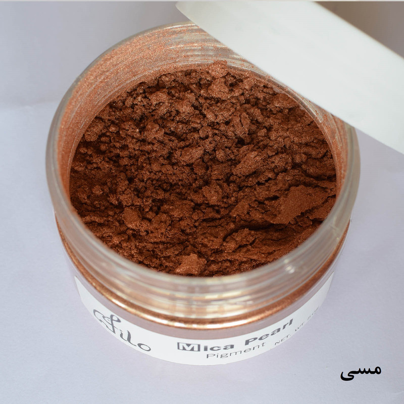 پودر رنگ رزین اپوکسی فیلو مدل Mica Pearl حجم 100 میلی‌ لیتر