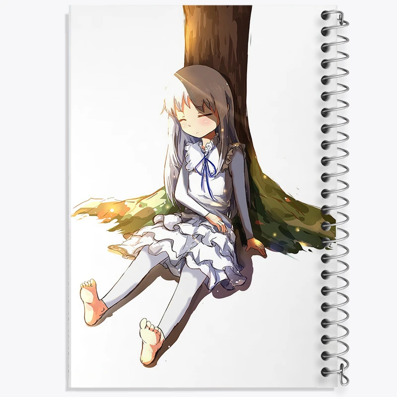 دفتر مشق 50 برگ خندالو طرح میکو هونما انیمه آنوهانا کد 31966