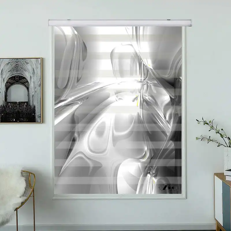 پرده زبرا زیو کد 3D1371 سایز 150x200 سانتی متر