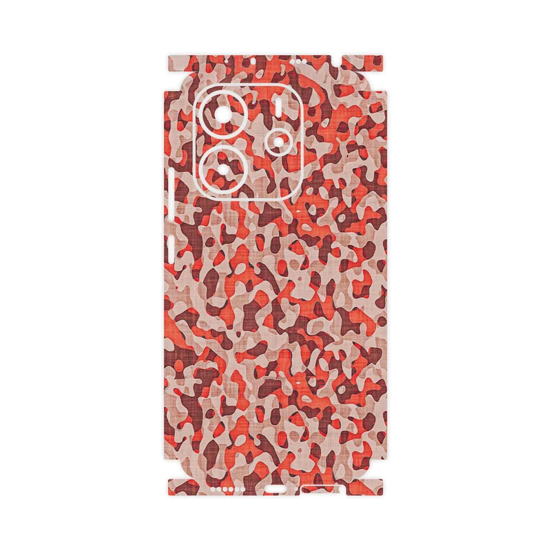 برچسب پوششی ماهوت مدل Red Infantry Army-FullSkin مناسب برای گوشی موبایل شیائومی Redmi Note 14 4G