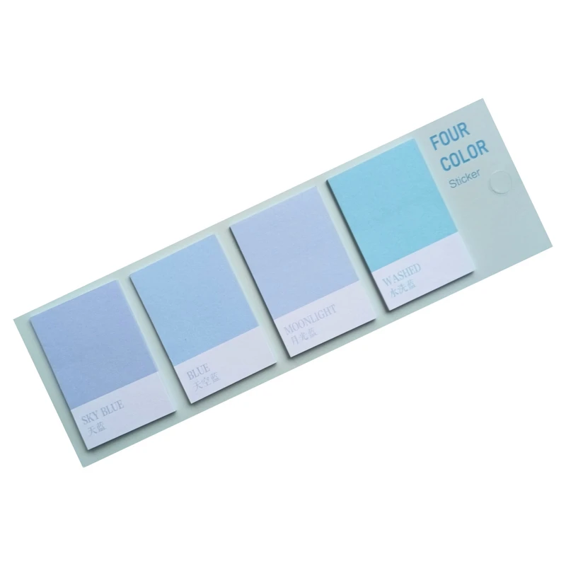 کاغذ یادداشت چسب دار مدل Monolike Wow Bar Nature Series سایز 3.5*5.2 سانتی متر بسته 4 عددی