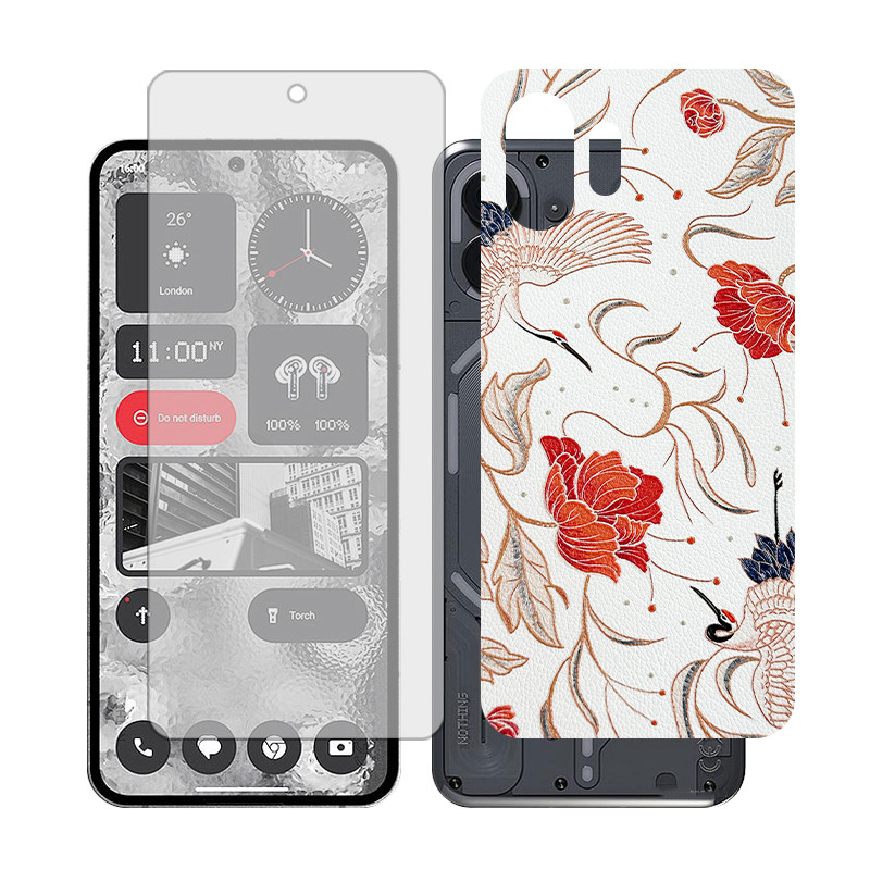 محافظ صفحه نمایش مات گلس مدل Together مناسب برای گوشی موبایل ناتینگ Phone 2 به همراه برچسب پوششی پشت گوشی
