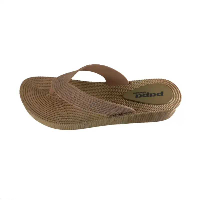 دمپایی لاانگشتی زنانه پاپا مدل ترمه پلاس