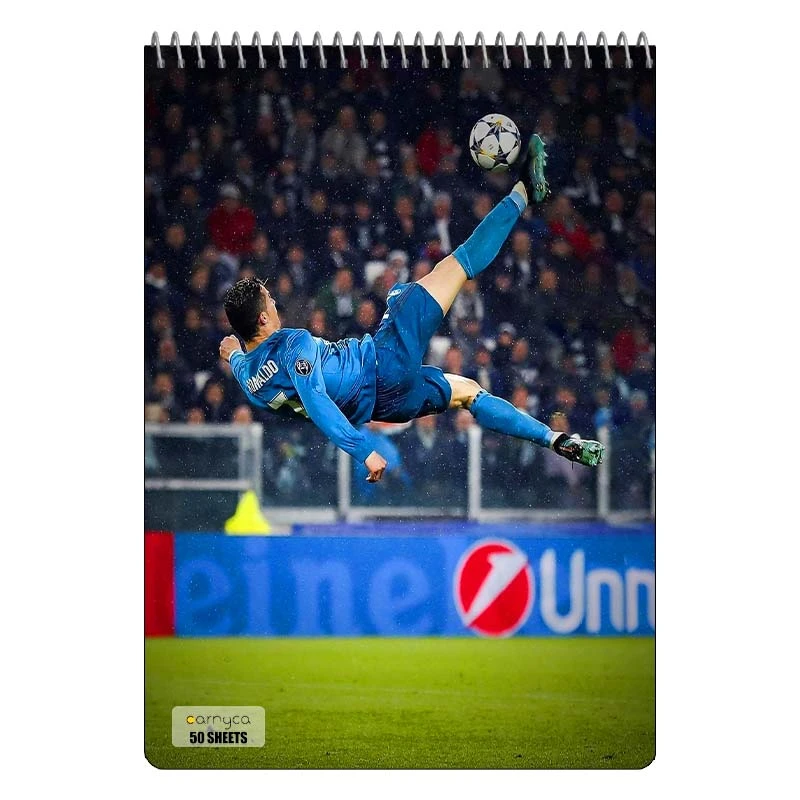 دفتر نقاشی 50 برگ سیمی کارنیکا طرح رونالدو Ronaldo کد 72354