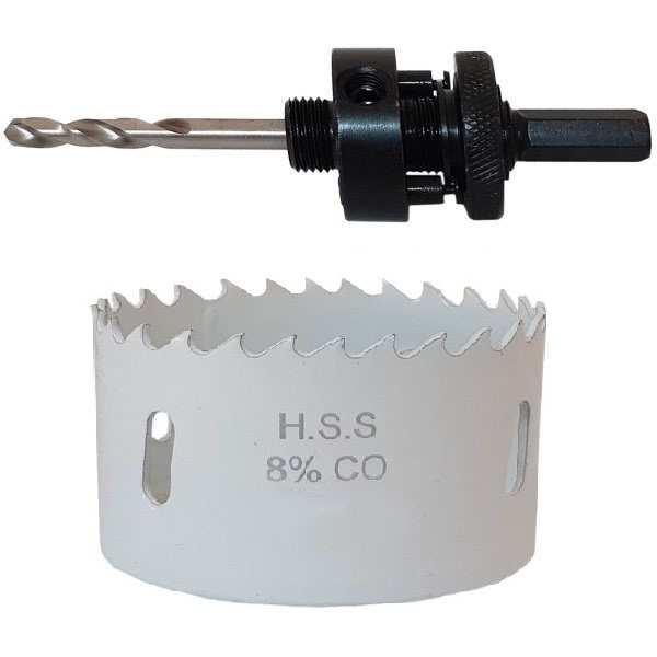 مته گردبر آهن کبالت مدل CO2-1086 سایز 86 میلی متر مجموعه دو عددی