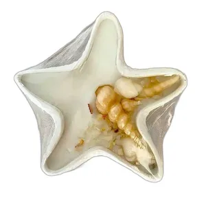 شمع دست ساز مدل ستاره دیایی