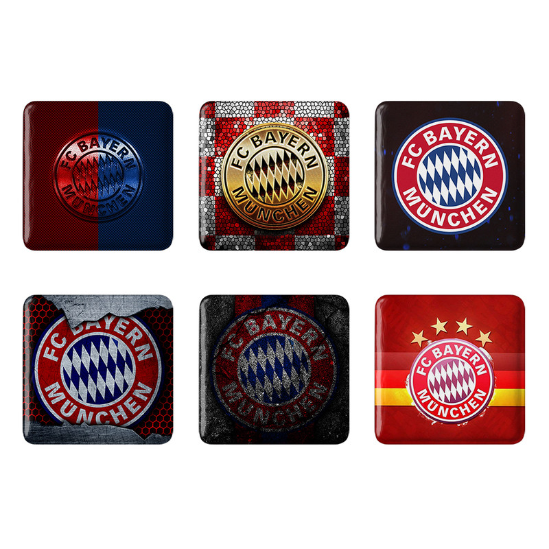 مگنت خندالو طرح باشگاه بایرن مونیخ FC Bayern Munich کد 1723A مجموعه 6 عددی
