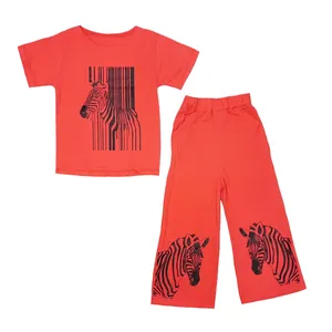 ست تی شرت و شلوار دخترانه کد D7