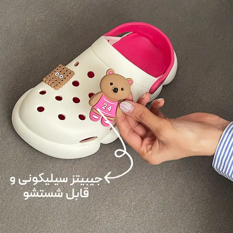 صندل دخترانه مدل بیسکوئیتی کد 96-RB