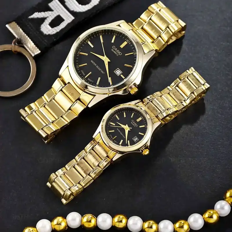 ست ساعت مچی عقربه ای زنانه و مردانه مدل Ca09