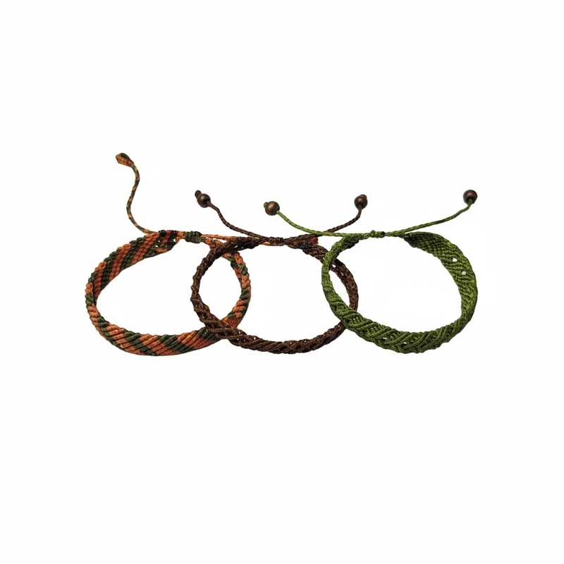 دستبند دست‌ساز زنانه مدل 33 بسته 3 عددی