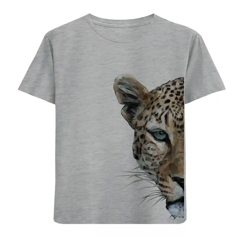 تی شرت آستین کوتاه پسرانه مدل ببر کد N102