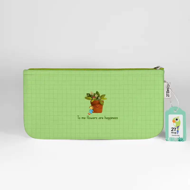 جامدادی طوطی دیزاین طرح دختر گلی مدل MLK-32