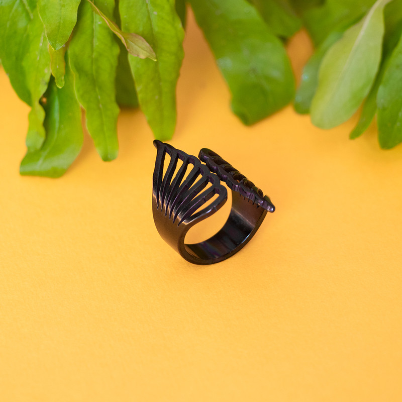 انگشتر دخترانه مدل بال فرشته کد tda130