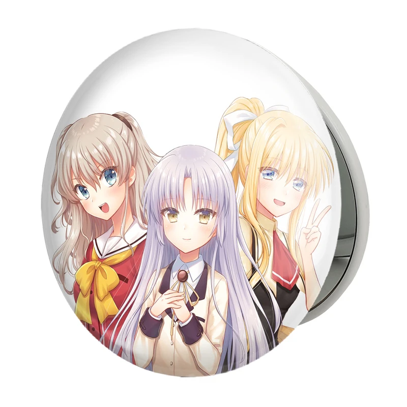 آینه جیبی خندالو طرح ‏میسوزو و توموری انیمه شارلوت مدل تاشو کد 32113