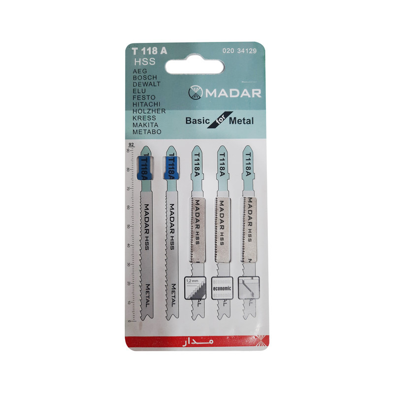 تیغ اره آهن بر مدار مدل T 118 A بسته 5 عددی تیغ اره آهن بر مدار مدل T 118 A بسته 5 عددی