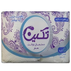 دستمال توالت تکین کد 02 بسته دو عددی