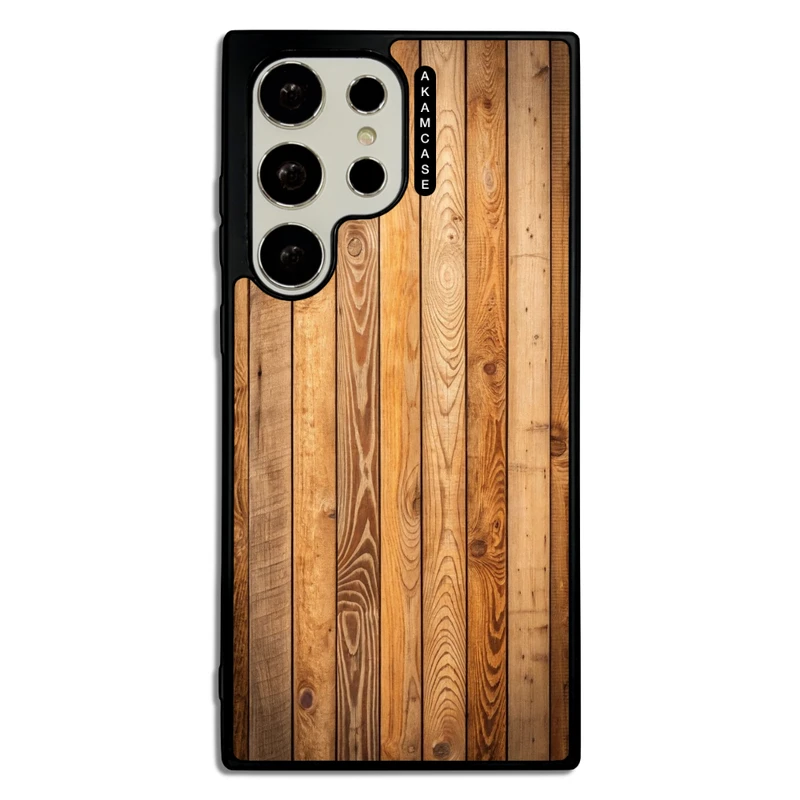 کاور آکام مدل AMC-WSGS23U-WOOD-21 مناسب برای گوشی موبایل سامسونگ Galaxy S23 Ultra