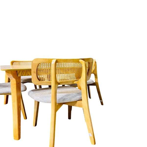 میز و صندلی ناهارخوری چهار نفره گالری آدرینو مدرن مدل Hasiry