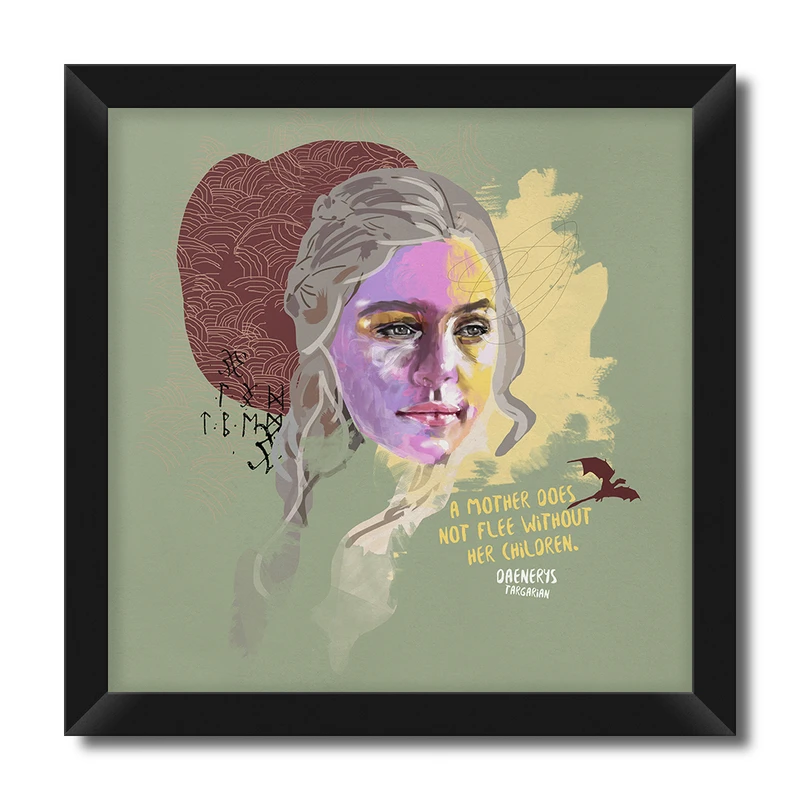 تابلو فنچ آرت طرح Game of Thrones - Daenerys کد GPHSET17