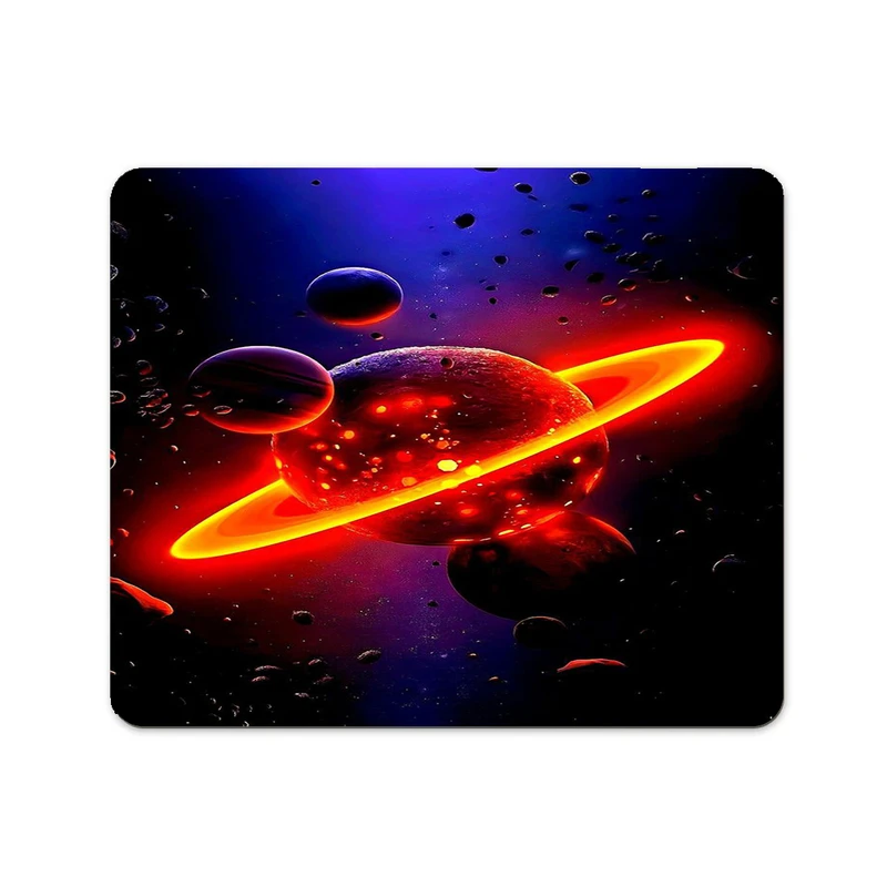 ماوس پد پاد آفرین مدل فانتزی طرح کهکشانی کد p43 سایز 24*19 سانتی متر 