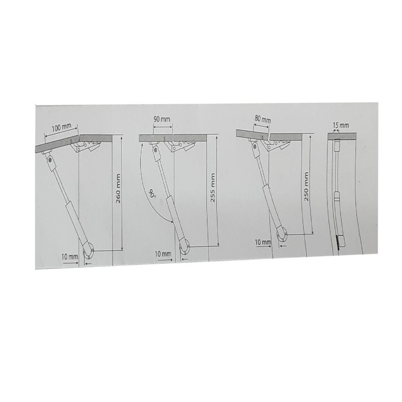 جک کابینت اچ تی ان مدل 150N بسته 2 عددی جک کابینت اچ تی ان مدل 150N بسته 2 عددی