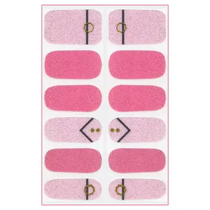 استیکر طراحی ناخن مدل ژله ای کد H48