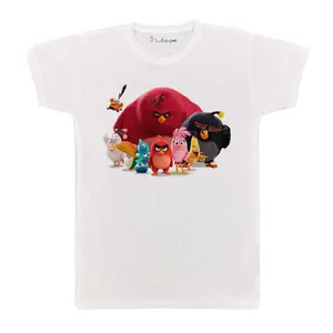 تی شرت بچگانه پرمانه طرح پرندگان خشمگین کد pmt.4407