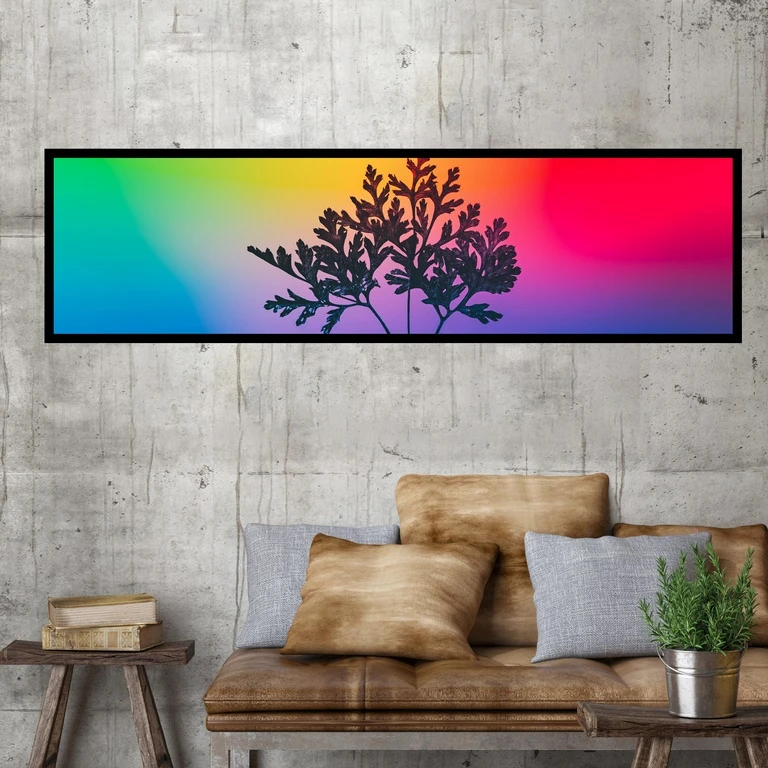 تابلو بکلیت طرح سبزیجات گشنیز مدل کشیده B-7617