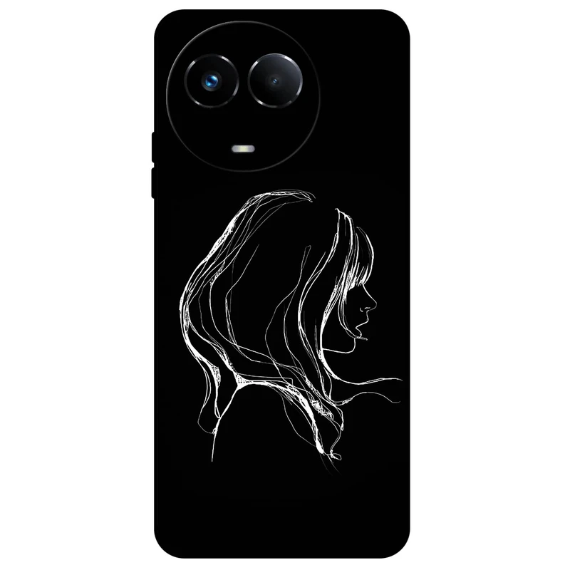 کاور مگافون طرح دخترانه مدل 7766 مناسب برای گوشی موبایل ریلمی 11 5G / 11X   