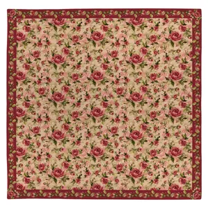 رومیزی طرح گل سرخ کد 958